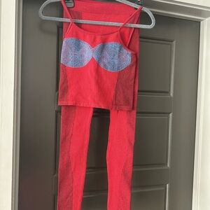 Zara Red and Blue Dance Set